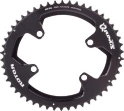 ROTOR ALDHU 3D+ Oval Chainring External 4x110mm Black