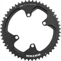 ROTOR ALDHU 3D+/ Shimano Round Chainring External 4x110mm Black
