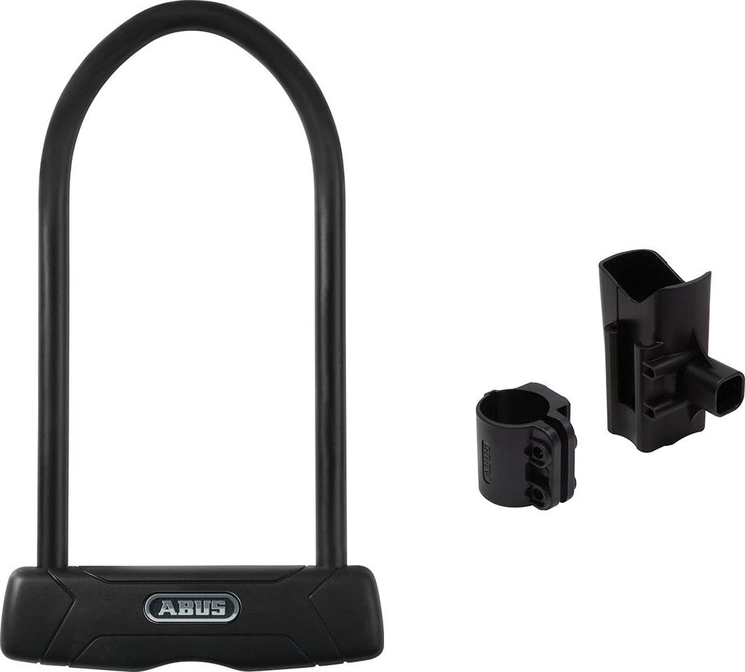 Abus 460/150HB230 U Lock + Abus USH460 Mount Black 1 Abus 460/150HB230 U Lock + Abus USH460 Mount Black