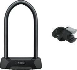 Abus 540/160HB230 U Lock + Abus EaZy KF Mount Black