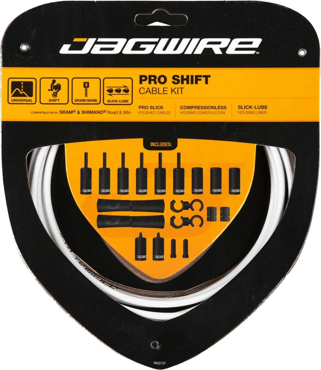 Jagwire Pro Shift Kit - White 1 Jagwire Pro Shift Kit - White