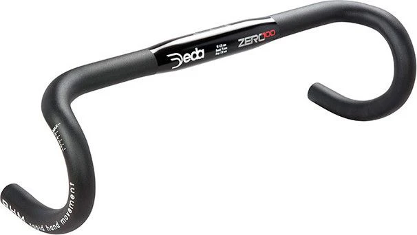 DEDA Zero 100 RHM Handlebar Aluminium Black Anodized 1 DEDA Zero 100 RHM Handlebar Aluminium Black Anodized