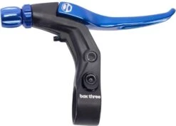 Box Three Brake Lever V-Point Blue Short