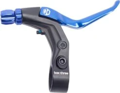 Box Three Brake Lever V-Point Blue Long