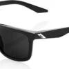 100% Blake Goggles - Polished Black - PeakPolar Gray