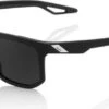 100% Centric Sunglasses - Matte Black - Smoke Lens
