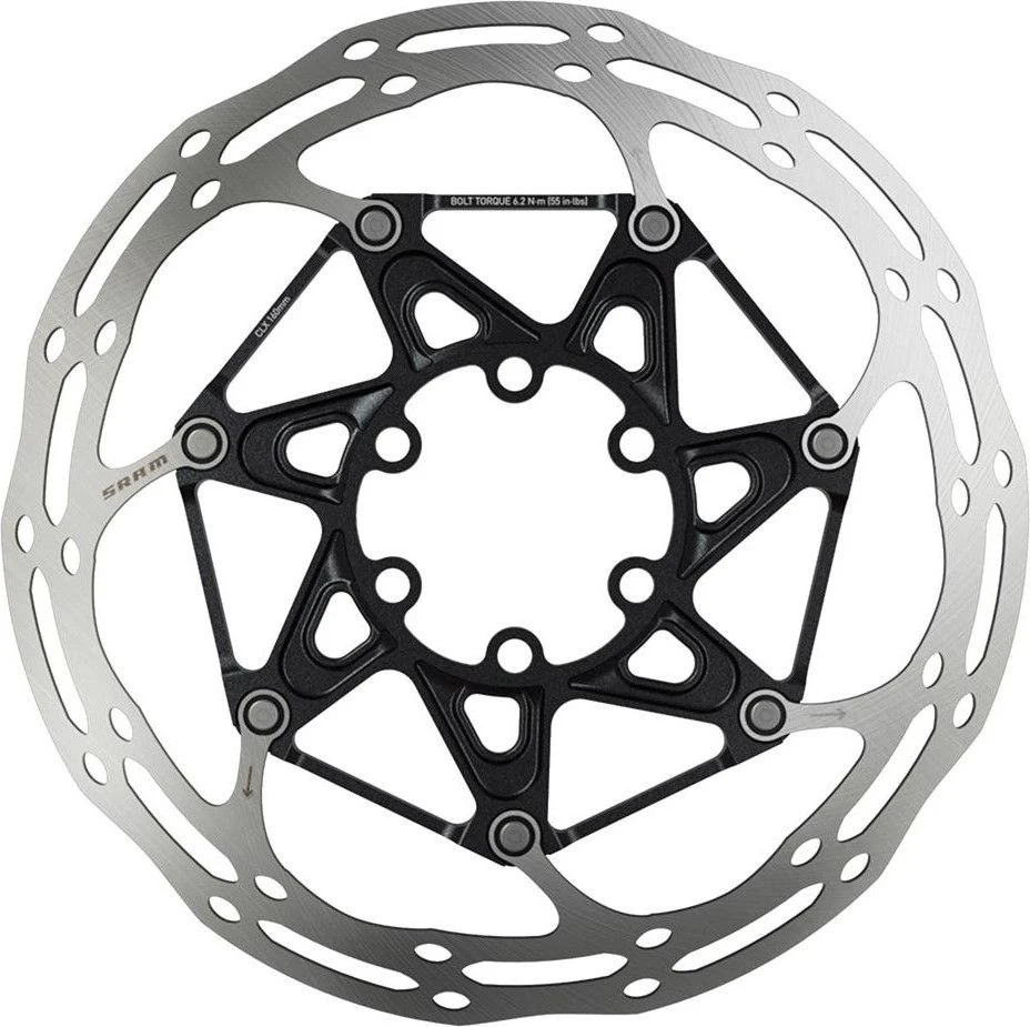 Sram Centerline X Floating 6 Hole Brake Disc Black 1 Sram Centerline X Floating 6 Hole Brake Disc Black