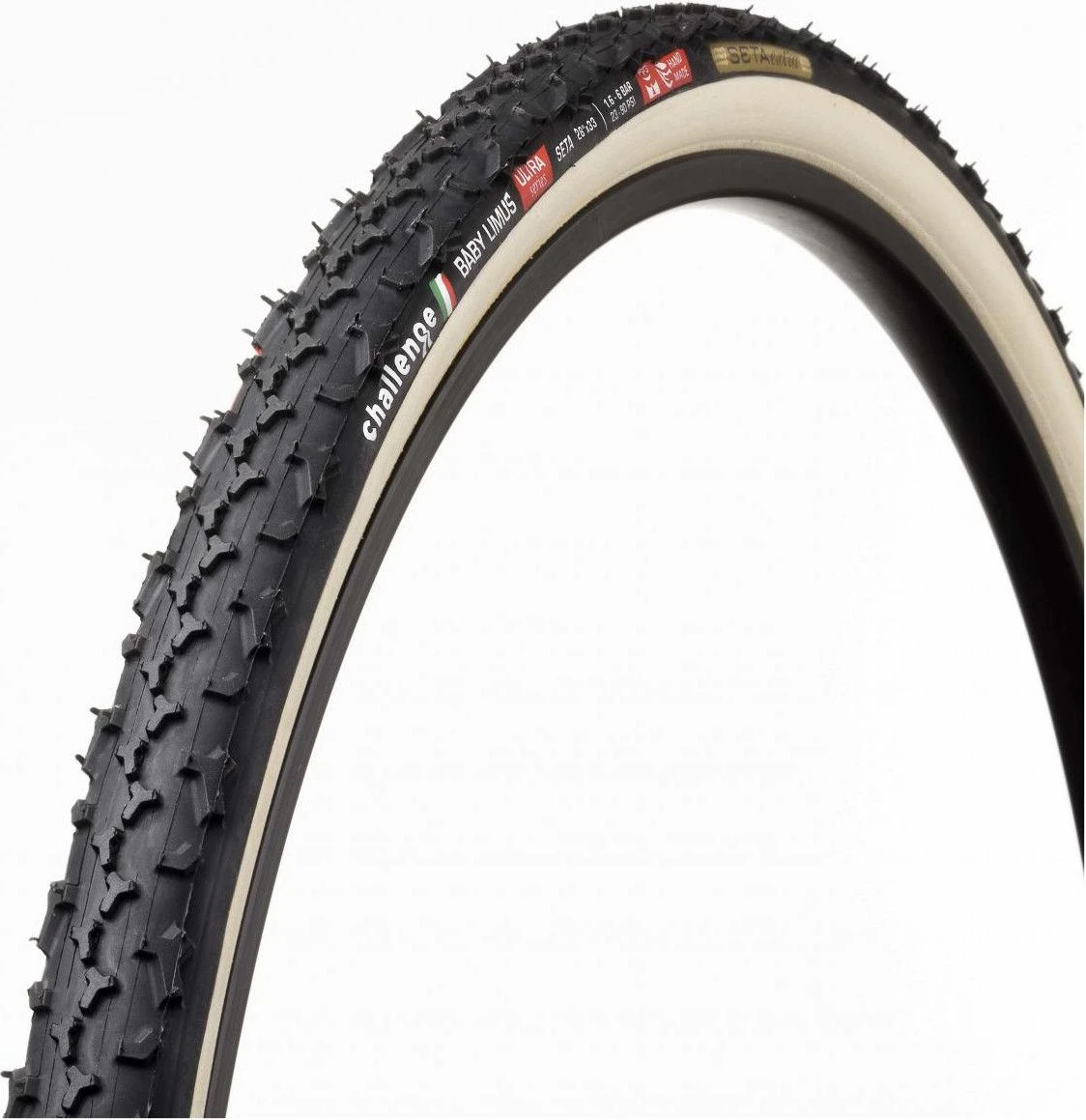 Baby Limus Seta Ultra S Cyclo-Cross Challenge Tubular Black / Beige 1 Baby Limus Seta Ultra S Cyclo-Cross Challenge Tubular Black / Beige