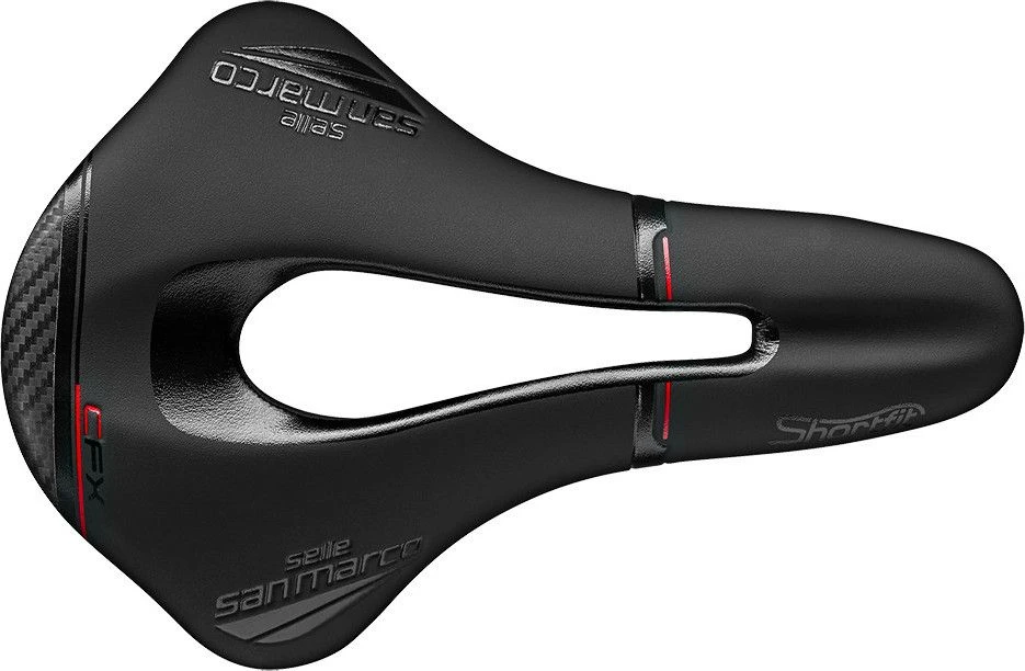 SELLE SAN MARCO San Marco SHORTFIT OpenFit Carbon FX Saddle Black 1 SELLE SAN MARCO San Marco SHORTFIT OpenFit Carbon FX Saddle Black