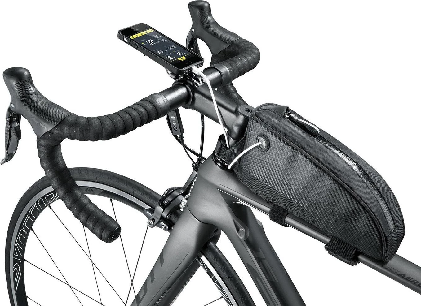 Topeak Fuel Tank Top Tube Bag Black 2 Topeak Fuel Tank Top Tube Bag Black - Image 2