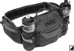 Evoc Hip Pack Pro 3L Hydration Belt Carbon Grey Chili Red 15 Evoc Hip Pack Pro 3L Hydration Belt Carbon Grey Chili Red -Component Bike Gear 5c08ee9a4484f