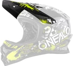 O'Neal Backflip RL2 Spare Visor Black Neo Yellow