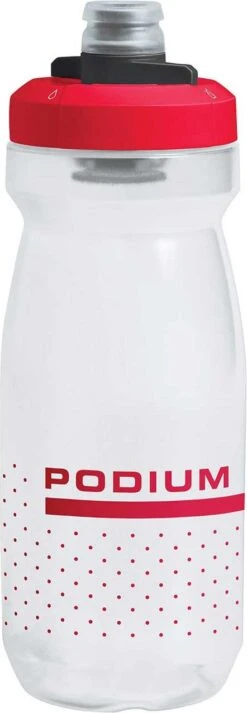 Camelbak Podium Bottle 0.62 L Clear Fiery Red