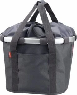 Klickfix Bikebasket Handlebar Bag Gray