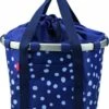 Klickfix Bikebasket Handlebar Bag Blue Dots