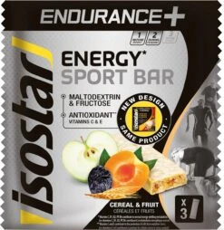 ISOSTAR Energy Bar LONG DISTANCE ENERGY 3x40gr Flavour Cereals And Fruits