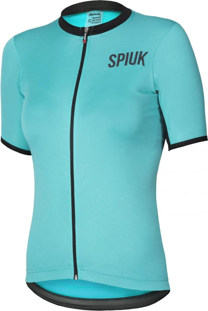 Spiuk Anatomic Women's Short Sleeve Jersey Turquoise Blue 5 Spiuk Anatomic Women's Short Sleeve Jersey Turquoise Blue - Image 5