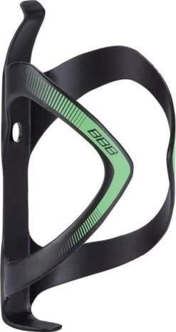 BBB FiberCage Carbon Bottle Cage UD Matte Black Green