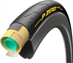 Pirelli P Zero Velo 700c Road Tubular Black -Component Bike Gear 5c8a55da13feb