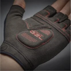 GripGrab SuperGel Padded Short Finger Glove Navy -Component Bike Gear 5ca336651333c