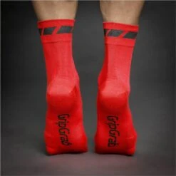 GripGrab Classic Regular Cut Sock Red -Component Bike Gear 5ca3368581a9a