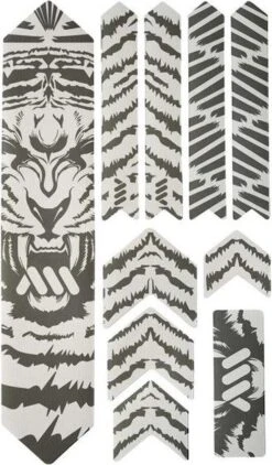 All-mountain-style All Mountain Style Honeycomb XL 10 Pcs Frame Guard Kit - Tiger / Clear
