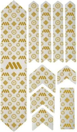 All-mountain-style All Mountain Style Honeycomb XL 10 Pcs Frame Guard Kit - Couture / Clear