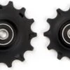 Elvedes Pair Of Jockey Wheels 1 X 12t + 1 X 14t Narrow Wide Bearings