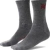 Chrome Crew Merino Socks Charcoal Grey