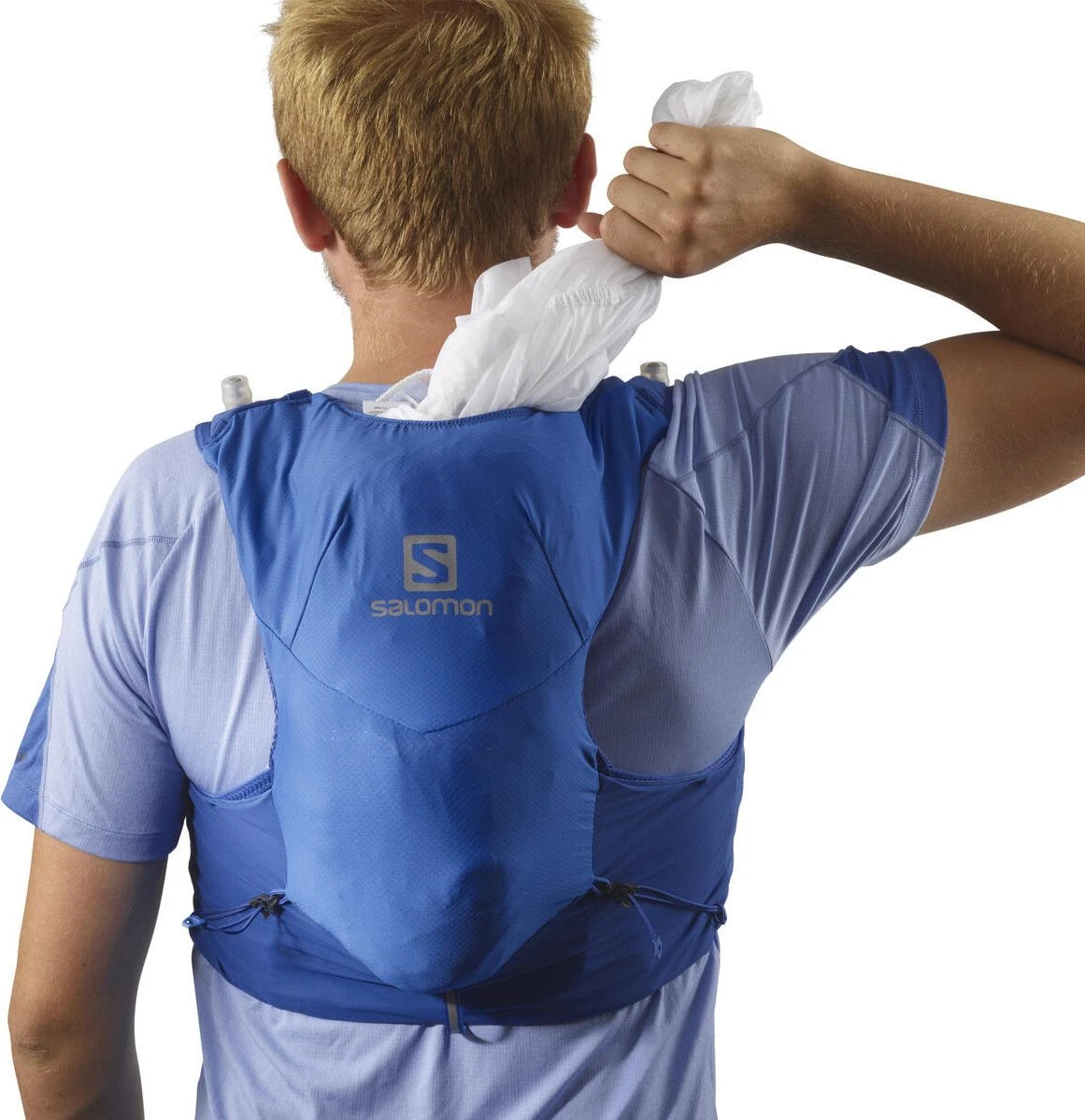 Salomon ADV Skin 5 Set Hydration Pack Blue Unisex 6 Salomon ADV Skin 5 Set Hydration Pack Blue Unisex - Image 6