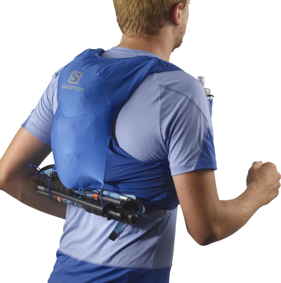 Salomon ADV Skin 5 Set Hydration Pack Blue Unisex 4 Salomon ADV Skin 5 Set Hydration Pack Blue Unisex - Image 4