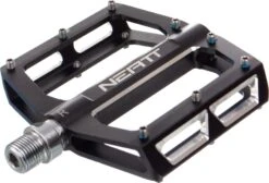 Pair Of Flat Pedals Neatt Attack V2 8 Pins Black -Component Bike Gear 8045225d120e317aa0b6.48529241