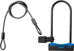 Neatt U Lock 166 X 320 With Cable D10 X 1400 Mm Black Blue + Support