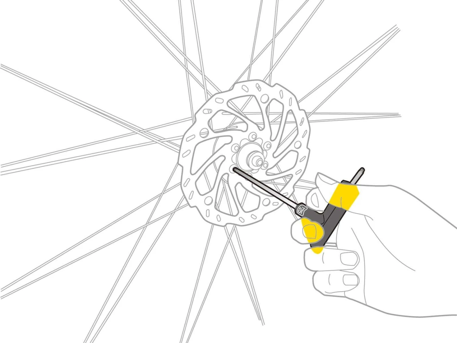 Topeak T25 DuoTorx Torx Wrench 2 Topeak T25 DuoTorx Torx Wrench - Image 2