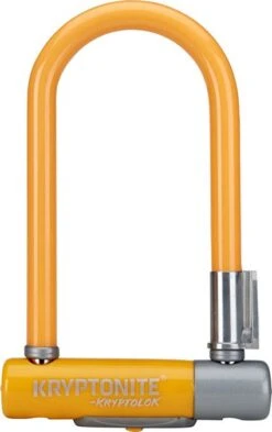 Kryptonite Kryptolok Mini-7 Color Series U Lock Light Orange