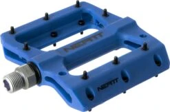 Pair Of Neatt Composite 8 Pin Flat Pedals Blue -Component Bike Gear 8889585dadc720a98a89.90645758