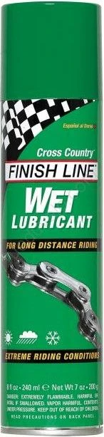FINISH LINE CROSS COUNTRY Wet Lubricant Spray 240 Ml